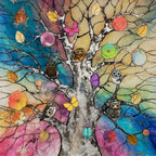 Companions - Original - SOLD by artist Kerry Darlington - Wyecliffe Galleries