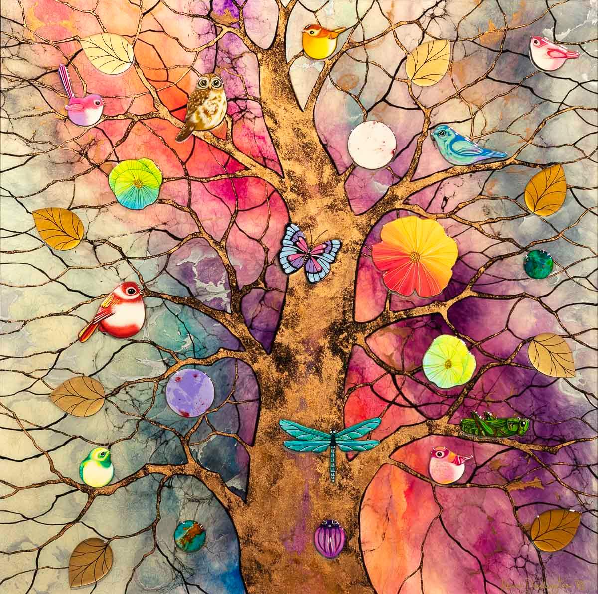 Composure - Original - SOLD by artist Kerry Darlington - Wyecliffe Galleries