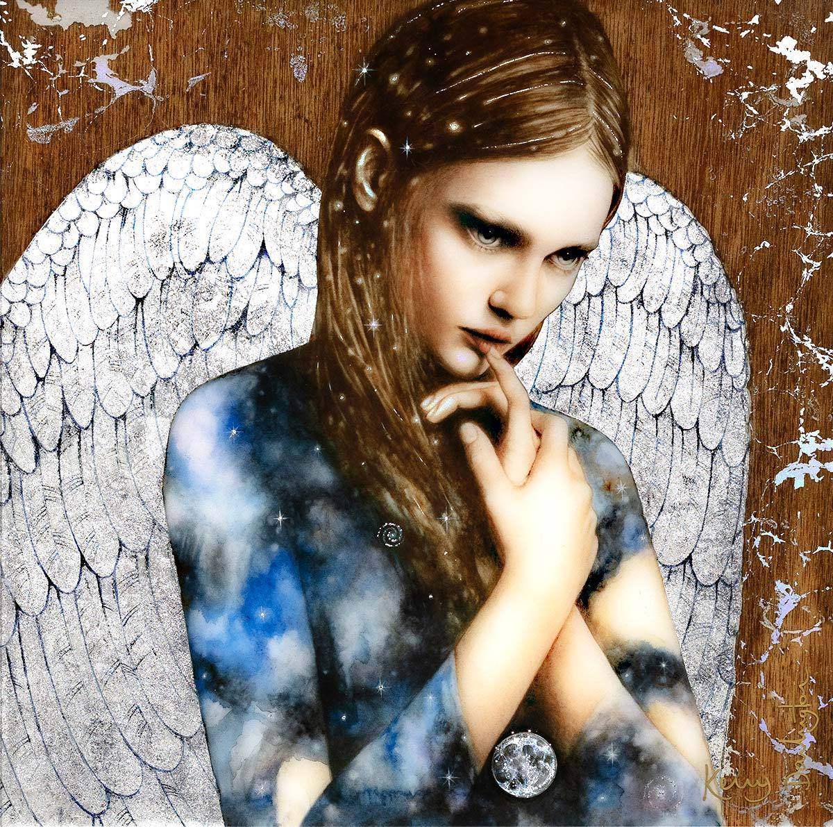 Cosmic Angel - Edition by artist Kerry Darlington - Wyecliffe Galleries
