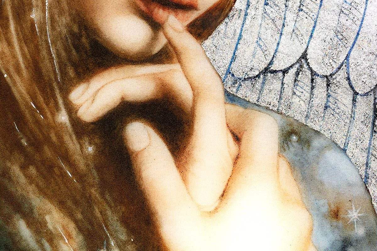 Cosmic Angel - Edition by artist Kerry Darlington - Wyecliffe Galleries