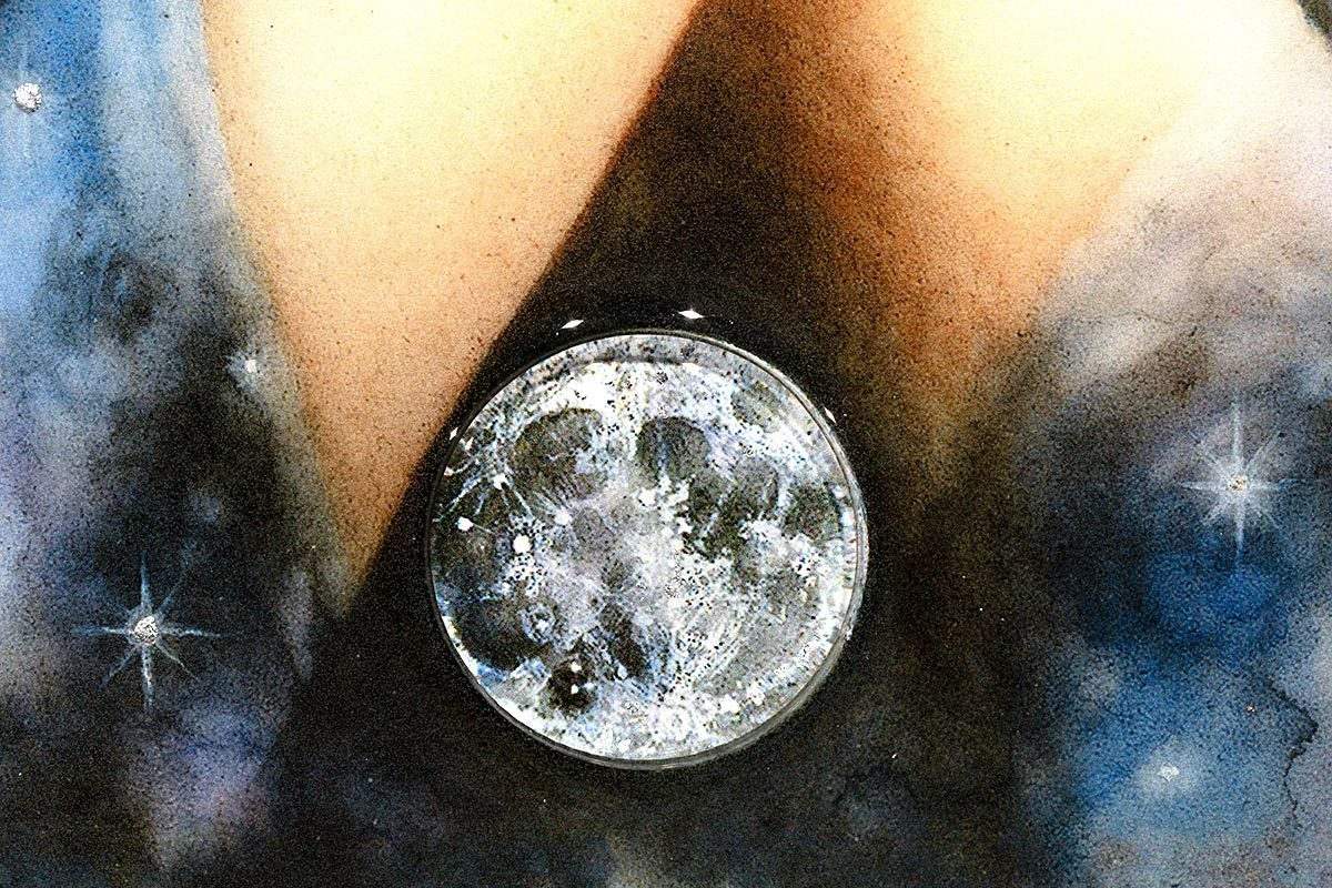 Cosmic Angel - Edition by artist Kerry Darlington - Wyecliffe Galleries