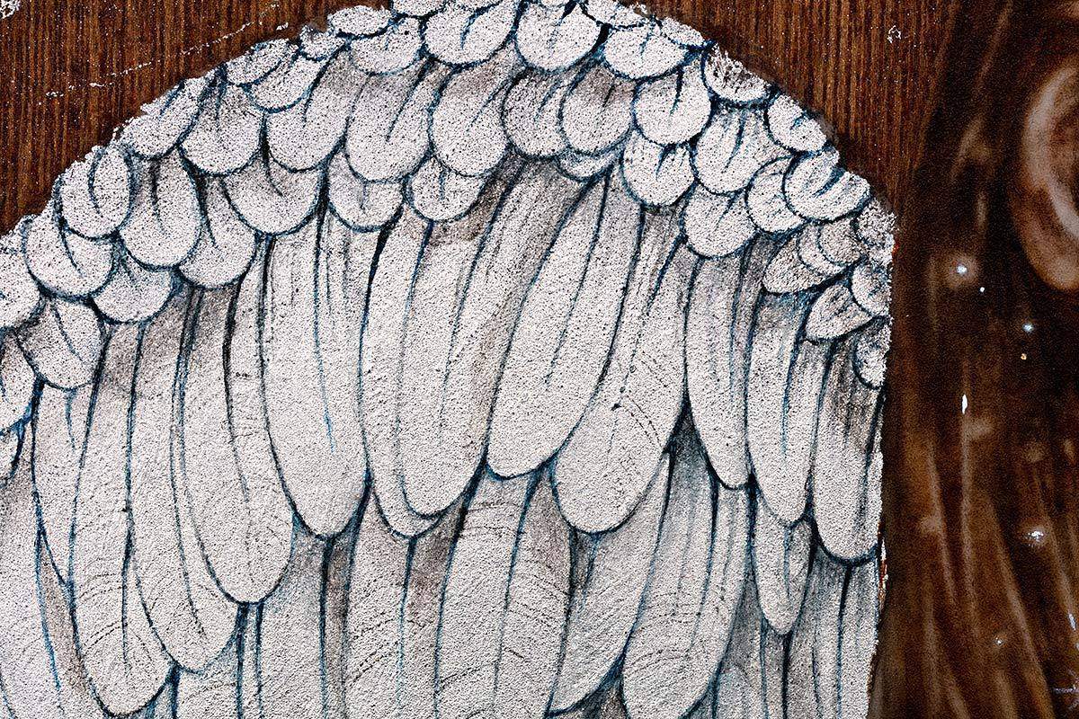 Cosmic Angel - Original - SOLD by artist Kerry Darlington - Wyecliffe Galleries