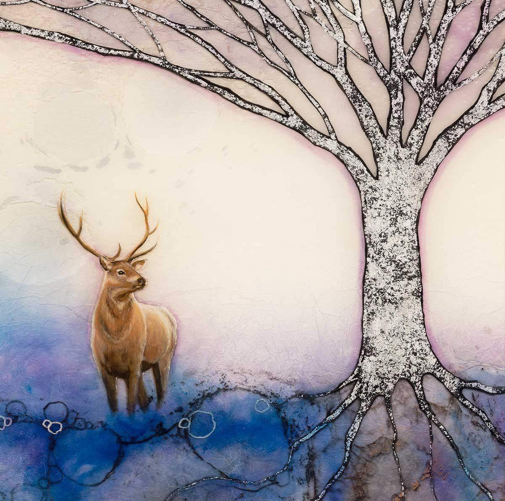 Cosmic Principles - SOLD by artist Kerry Darlington - Wyecliffe Galleries