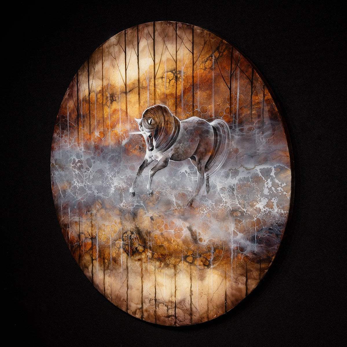 Creating Starlight - Original - SOLD by artist Kerry Darlington - Wyecliffe Galleries