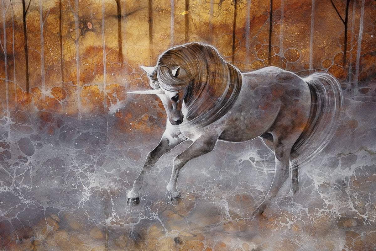 Creating Starlight - Original - SOLD by artist Kerry Darlington - Wyecliffe Galleries