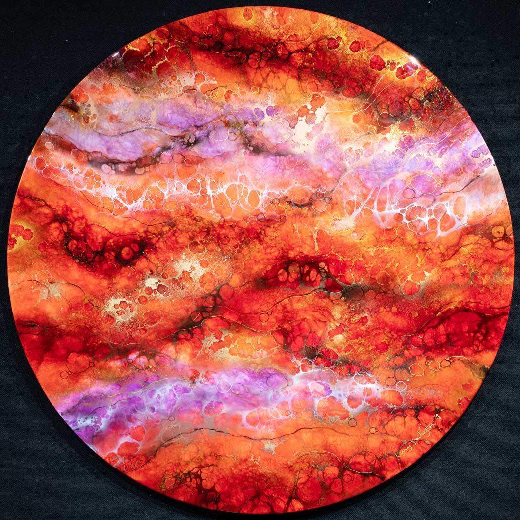 Cygnus - Original - SOLD by artist Kerry Darlington - Wyecliffe Galleries