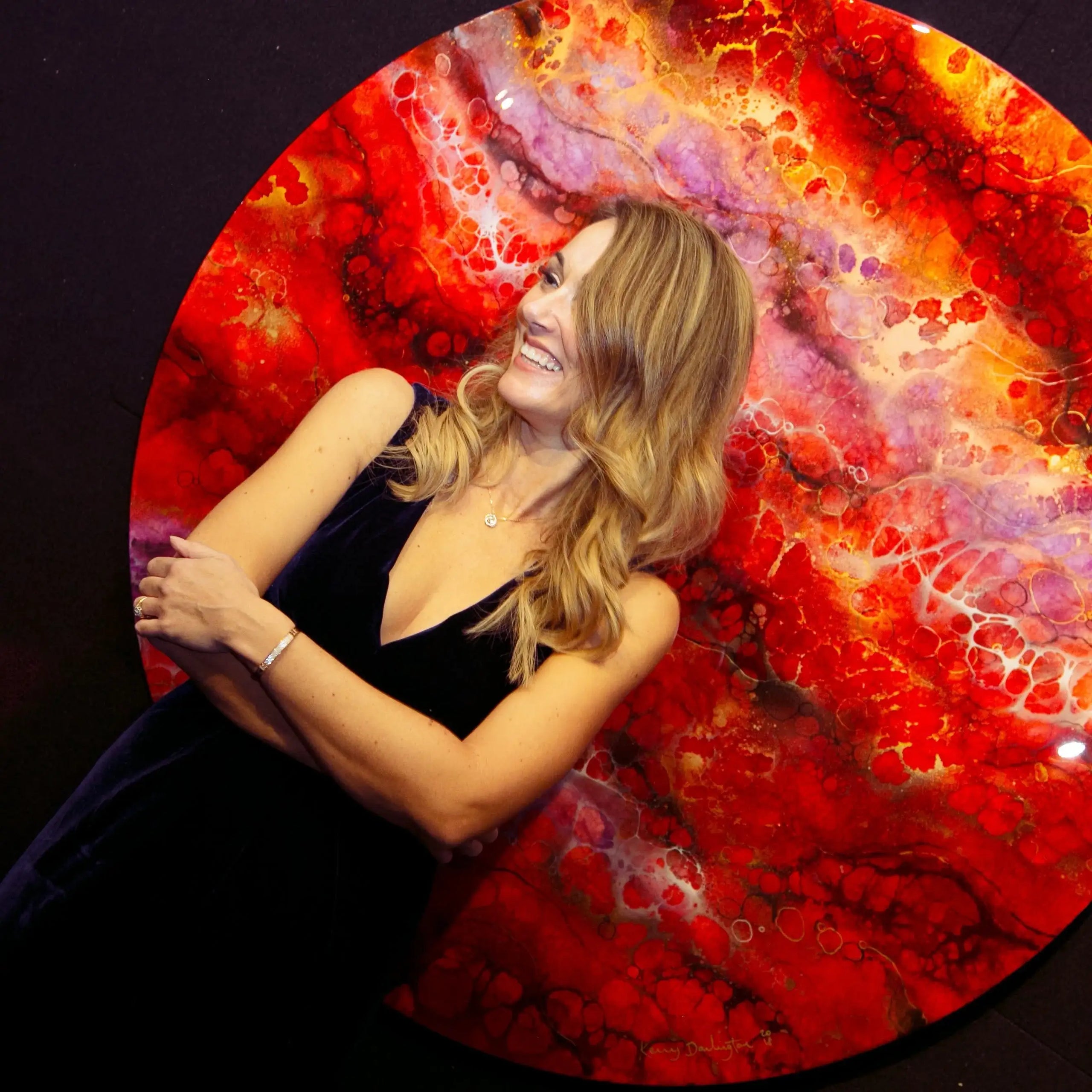 Cygnus - Original - SOLD by artist Kerry Darlington - Wyecliffe Galleries