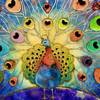 Cyrus - Original - SOLD by artist Kerry Darlington - Wyecliffe Galleries