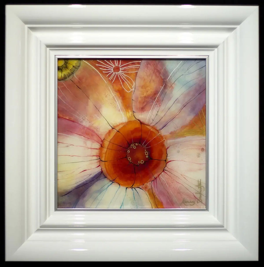 Dahlia - ORIGINAL - SOLD by artist Kerry Darlington - Wyecliffe Galleries