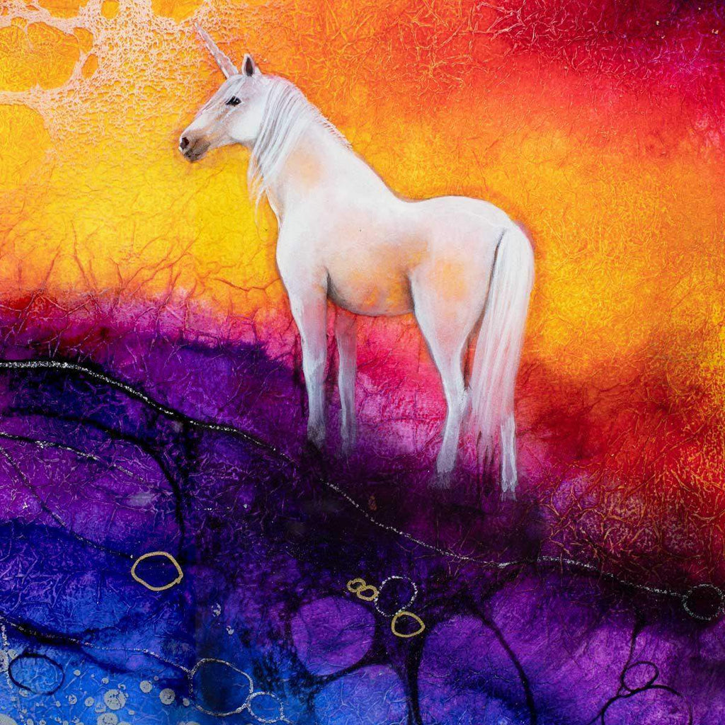 Dancing Stars - Original - SOLD by artist Kerry Darlington - Wyecliffe Galleries