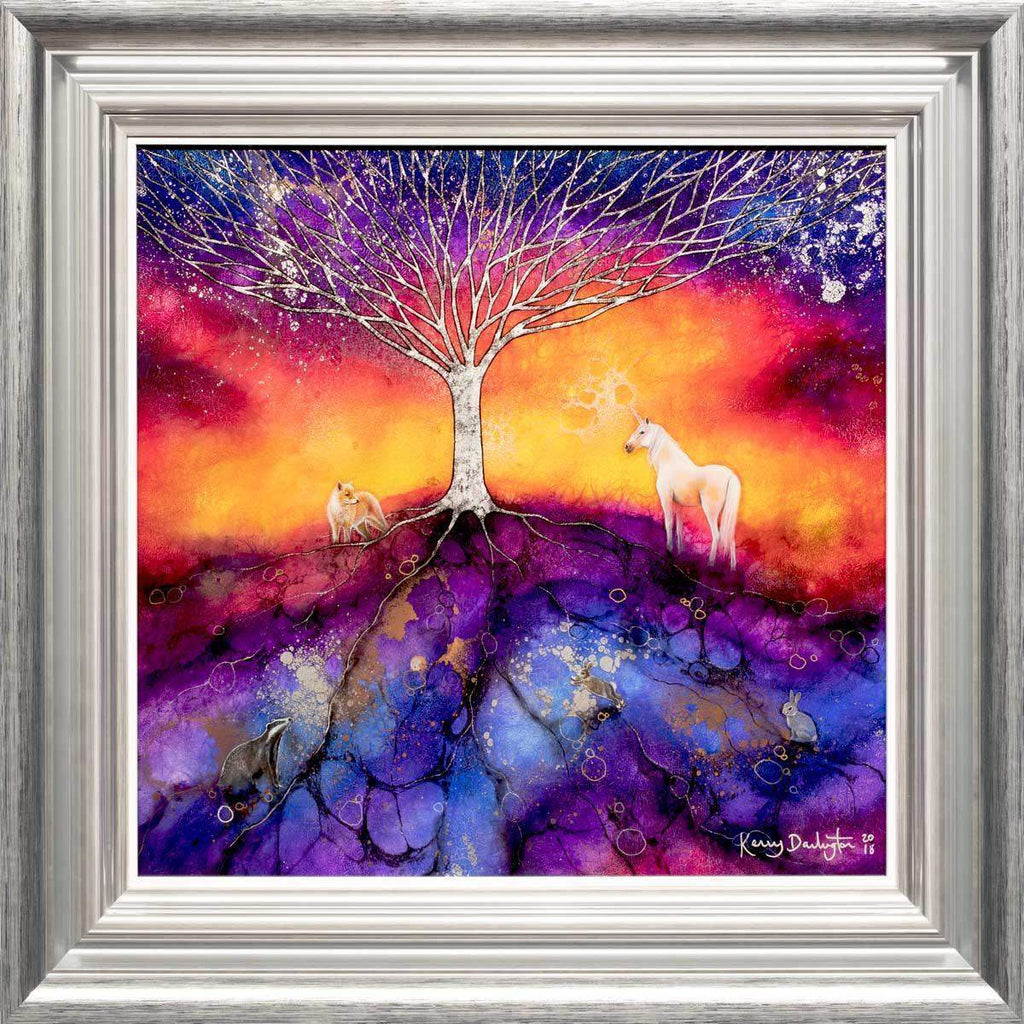 Dancing Stars - Original - SOLD by artist Kerry Darlington - Wyecliffe Galleries