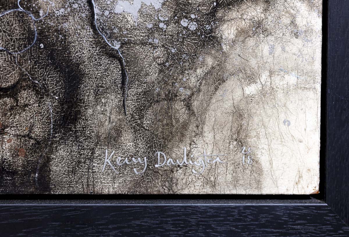 Datura Row - Original Kerry Darlington Framed