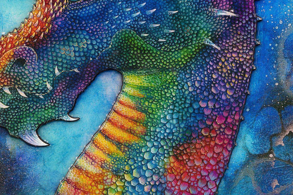 Dragon of Hidden Treasures - Edition by artist Kerry Darlington - Wyecliffe Galleries