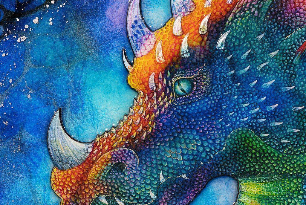 Dragon of Hidden Treasures - Edition by artist Kerry Darlington - Wyecliffe Galleries