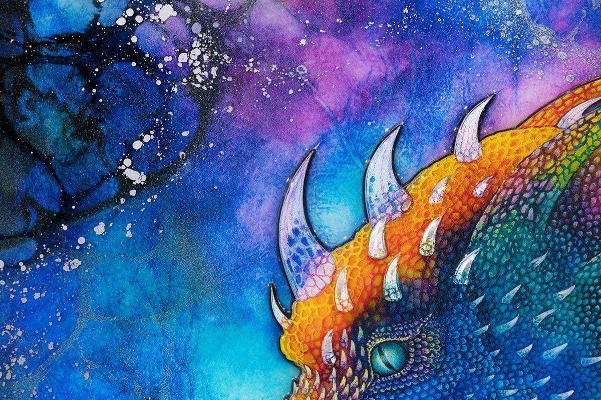 Dragon of Hidden Treasures - Edition by artist Kerry Darlington - Wyecliffe Galleries