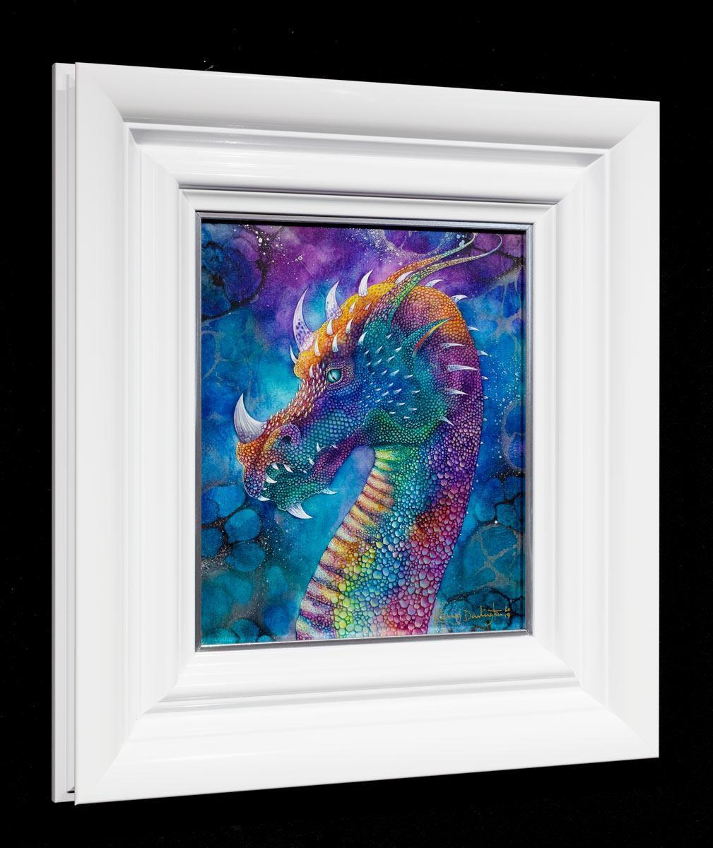 Dragon of Hidden Treasures Kerry Darlington Framed