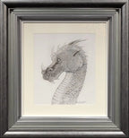 Dragon of Hidden Treasures - Original Sketch - SOLD by artist Kerry Darlington - Wyecliffe Galleries