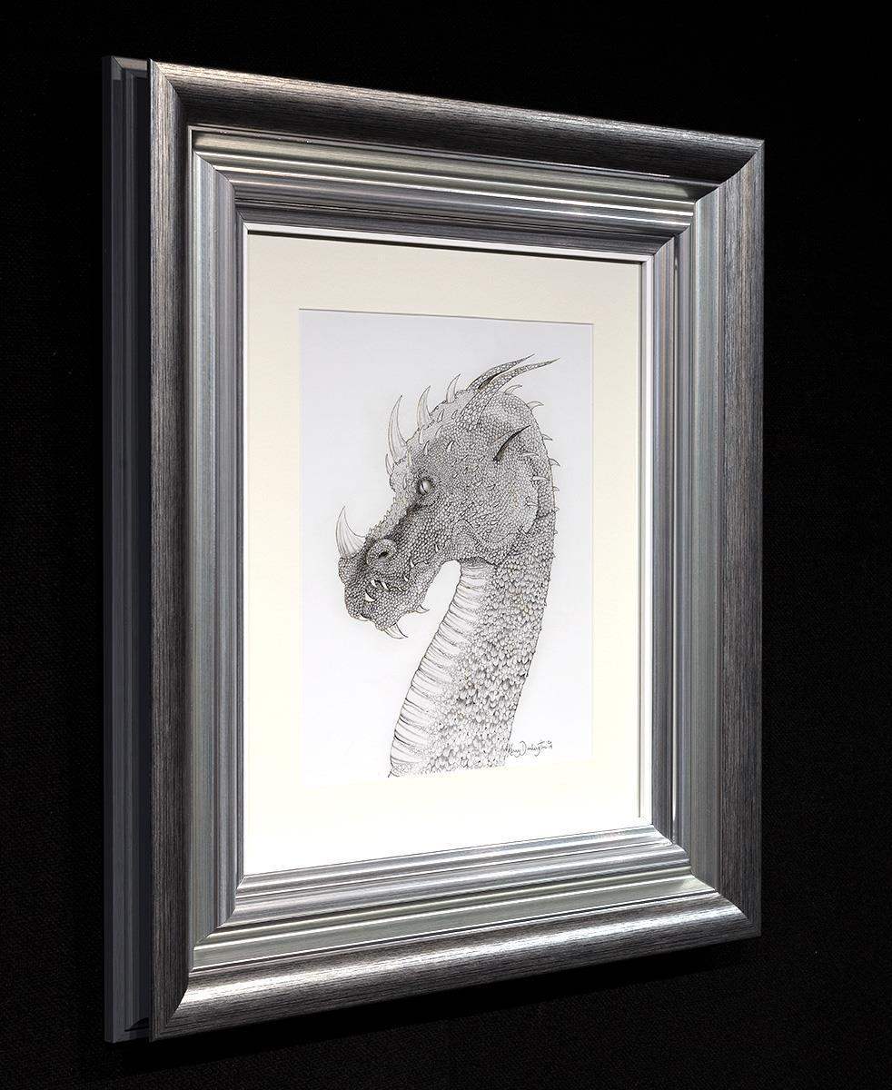 Dragon of Hidden Treasures - Original Sketch - SOLD by artist Kerry Darlington - Wyecliffe Galleries
