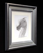 Dragon of Hidden Treasures - Original Sketch - SOLD by artist Kerry Darlington - Wyecliffe Galleries