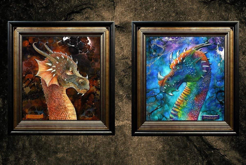 Dragon of Hidden Treasures - Edition by artist Kerry Darlington - Wyecliffe Galleries