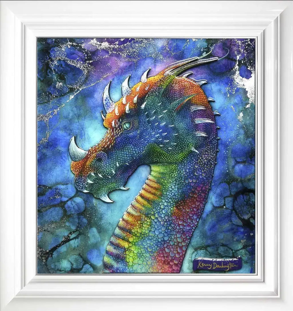 Dragon of Hidden Treasures - Edition by artist Kerry Darlington - Wyecliffe Galleries