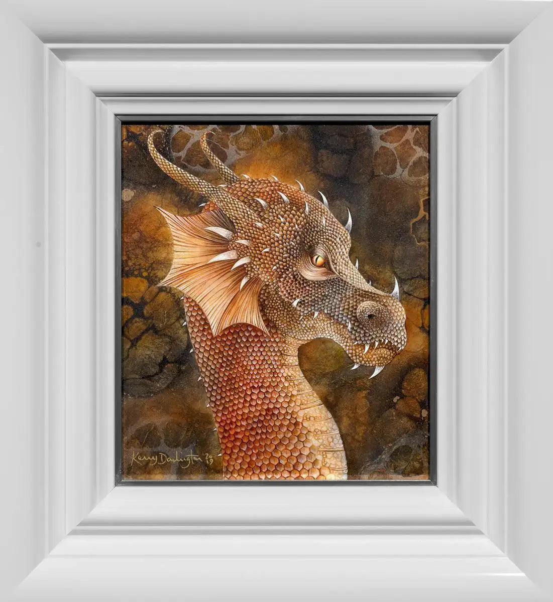 Dragon of the Underworld - Published Original by artist Kerry Darlington - Wyecliffe Galleries