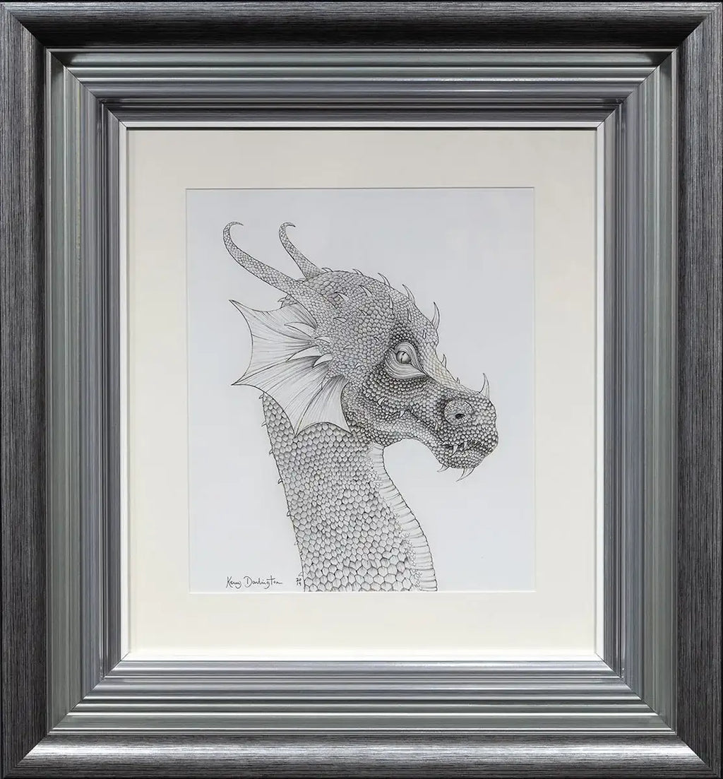 Dragon of the Underworld - Original Sketch - SOLD by artist Kerry Darlington - Wyecliffe Galleries