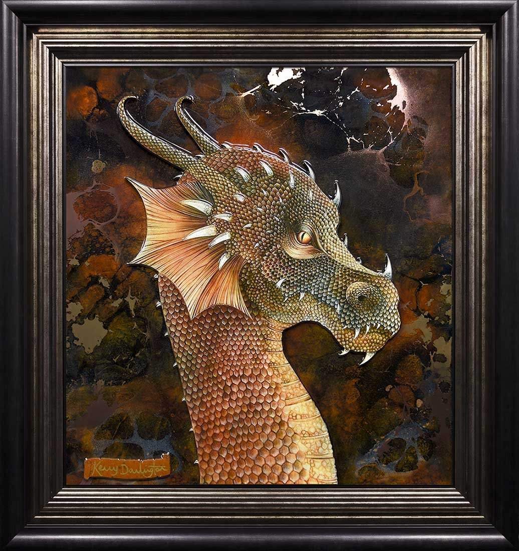 Dragon of the Underworld - Edition by artist Kerry Darlington - Wyecliffe Galleries