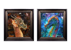 Dragon Of Hidden Treasures & Dragon Of The Underworld - Edition - Matching SET by artist Kerry Darlington - Wyecliffe Galleries