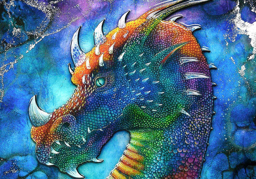 Dragon Of Hidden Treasures & Dragon Of The Underworld - Edition - Matching SET by artist Kerry Darlington - Wyecliffe Galleries