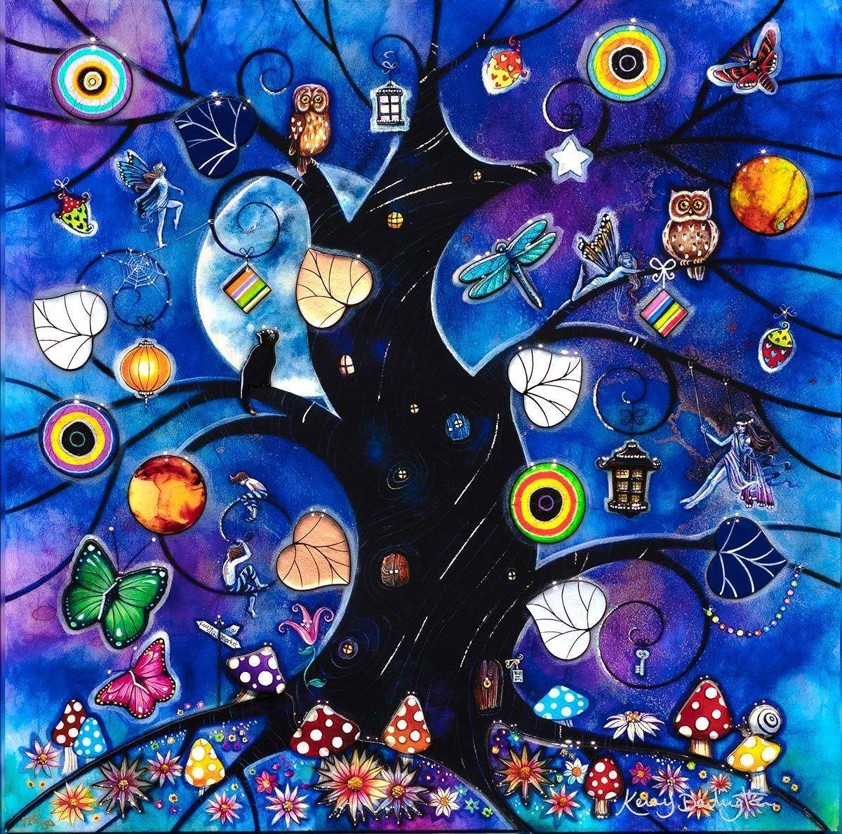 Dream Garden - RARE Edition by artist Kerry Darlington - Wyecliffe Galleries