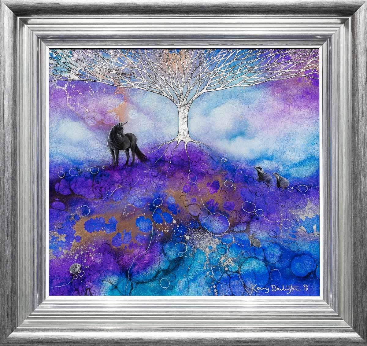 Earth's Jewels - Original - SOLD by artist Kerry Darlington - Wyecliffe Galleries