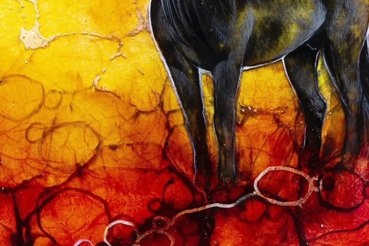 Earth, Sky & Light - Original SOLD by artist Kerry Darlington - Wyecliffe Galleries