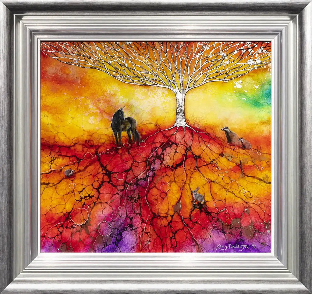 Earth, Sky & Light - Original SOLD by artist Kerry Darlington - Wyecliffe Galleries