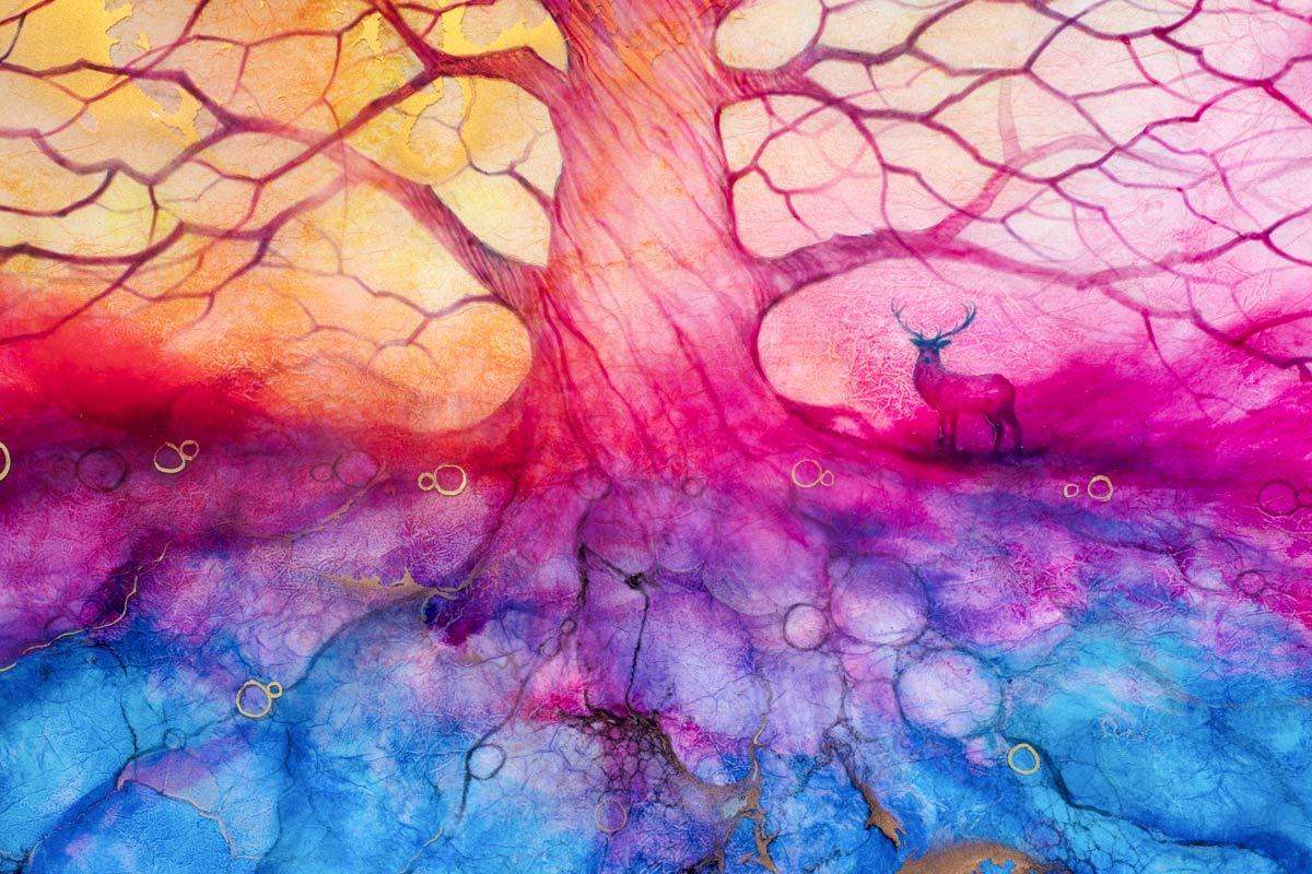 Earthkeeper - Original - SOLD by artist Kerry Darlington - Wyecliffe Galleries