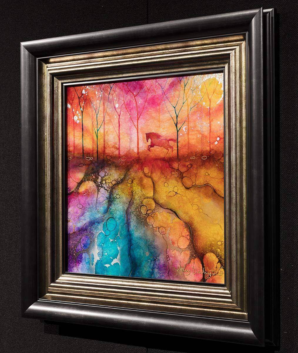 Earths Rainbow - Original - SOLD by artist Kerry Darlington - Wyecliffe Galleries