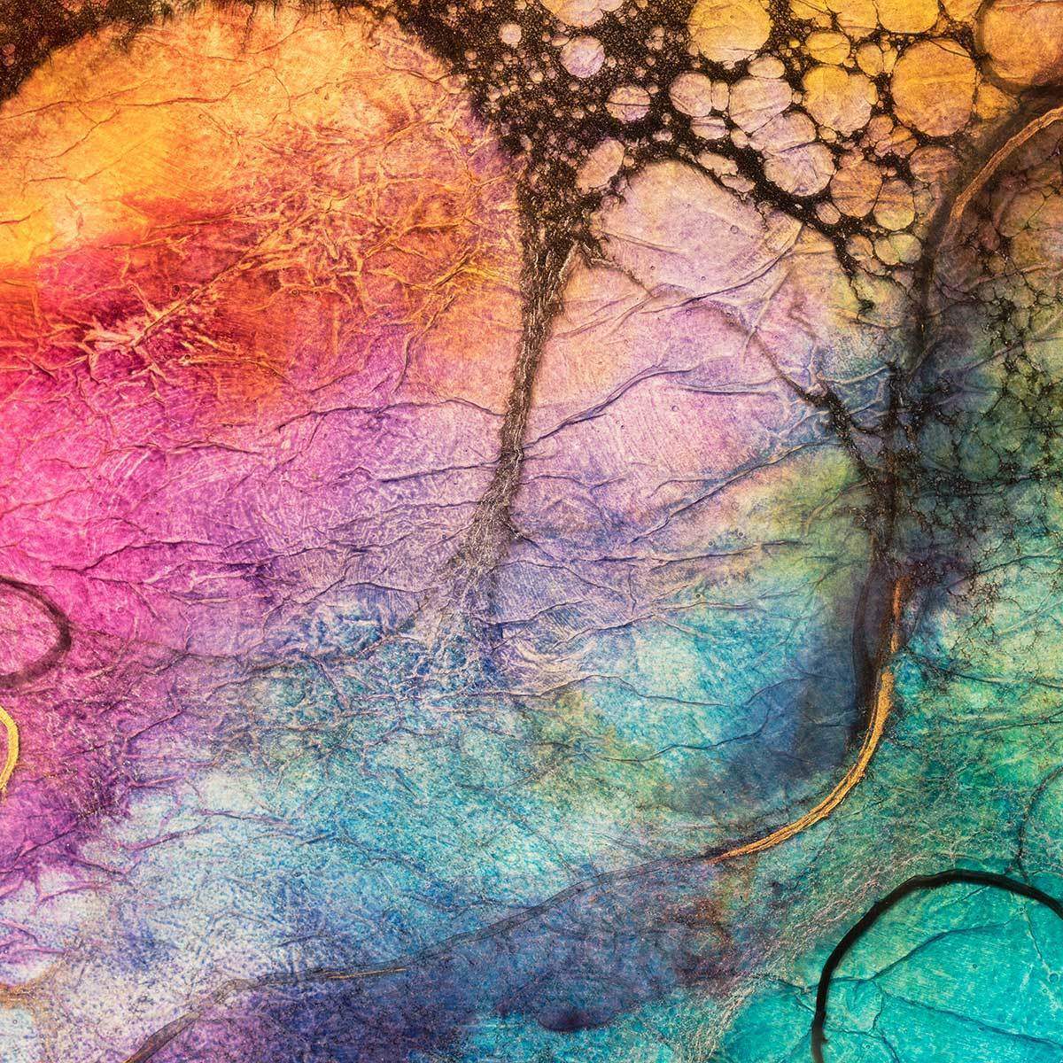 Earths Rainbow - Original - SOLD by artist Kerry Darlington - Wyecliffe Galleries