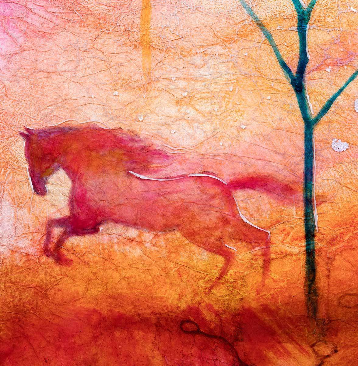 Earths Rainbow - Original - SOLD by artist Kerry Darlington - Wyecliffe Galleries