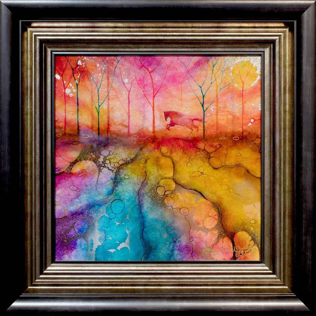 Earths Rainbow - Original - SOLD by artist Kerry Darlington - Wyecliffe Galleries