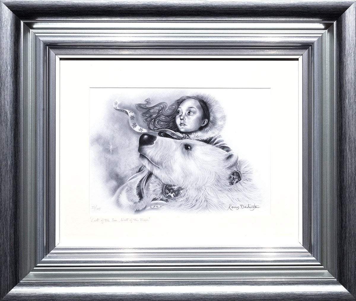 East of the Sun Sketch - Edition by artist Kerry Darlington - Wyecliffe Galleries