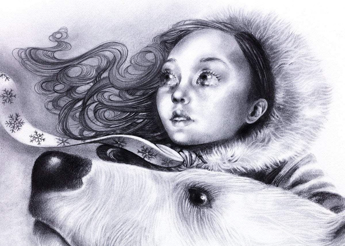 East of the Sun Sketch - Edition by artist Kerry Darlington - Wyecliffe Galleries