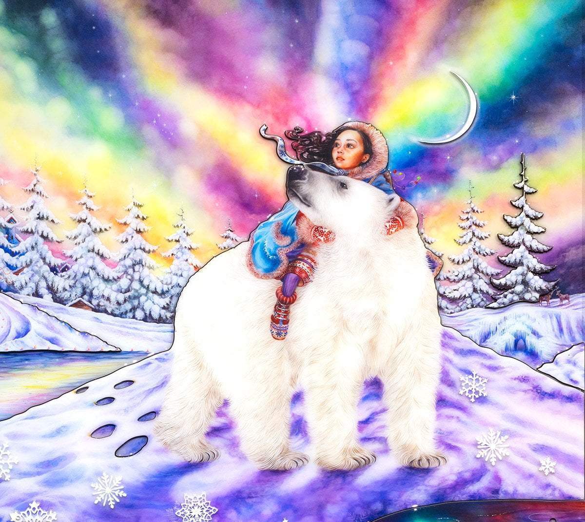 East of the Sun, West of the Moon - Edition by artist Kerry Darlington - Wyecliffe Galleries