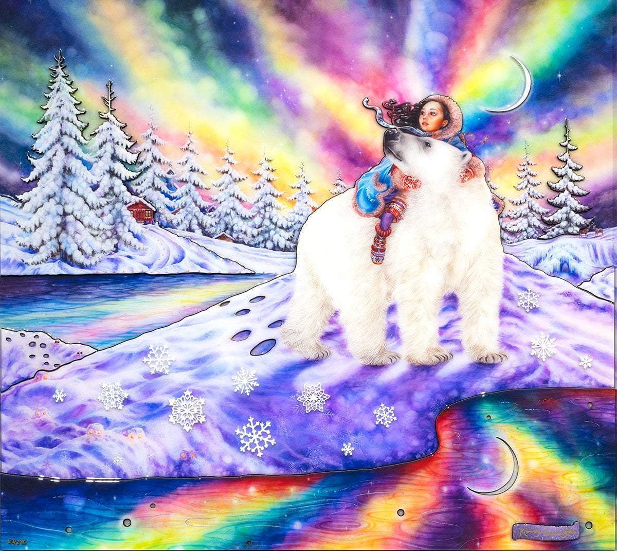 East of the Sun, West of the Moon - Edition by artist Kerry Darlington - Wyecliffe Galleries