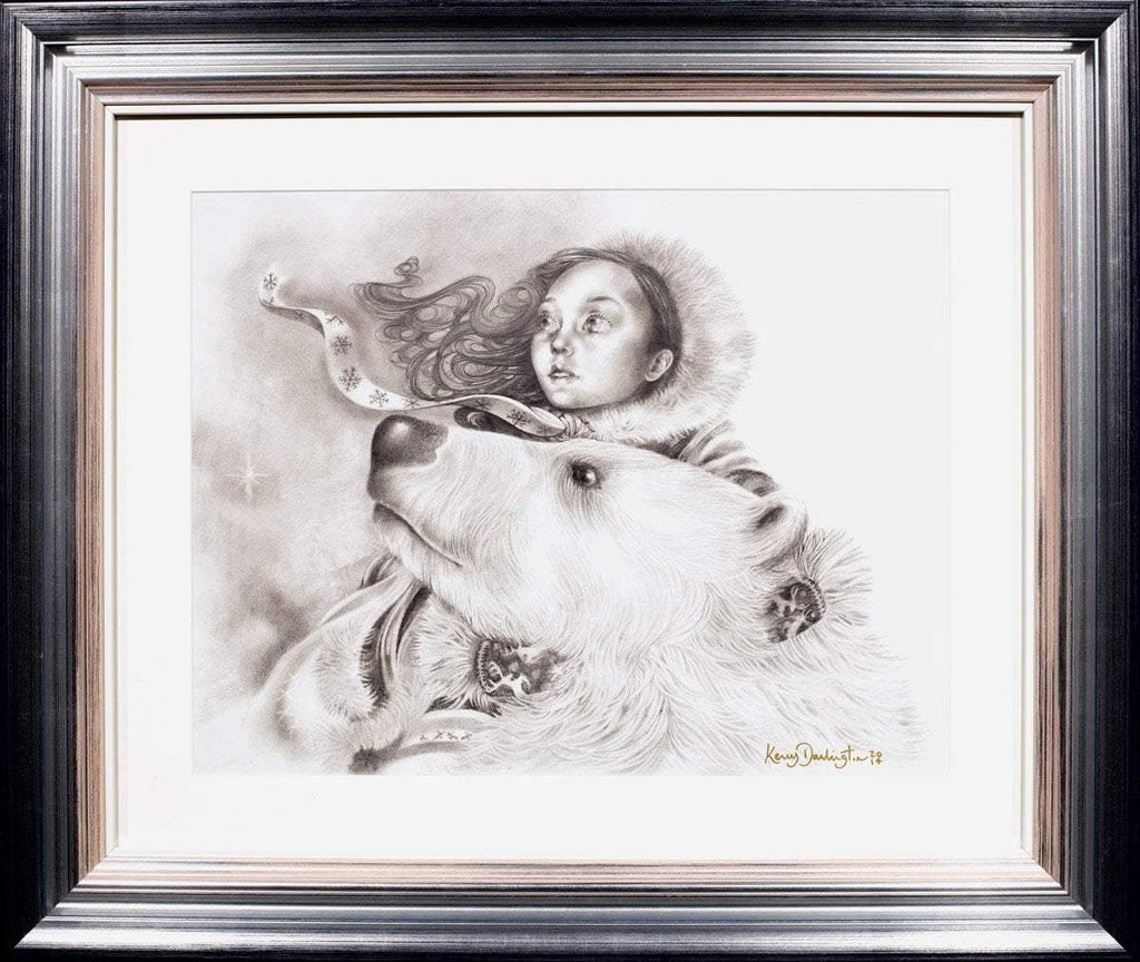 East of the Sun West of the Moon - Original Sketch - SOLD by artist Kerry Darlington - Wyecliffe Galleries