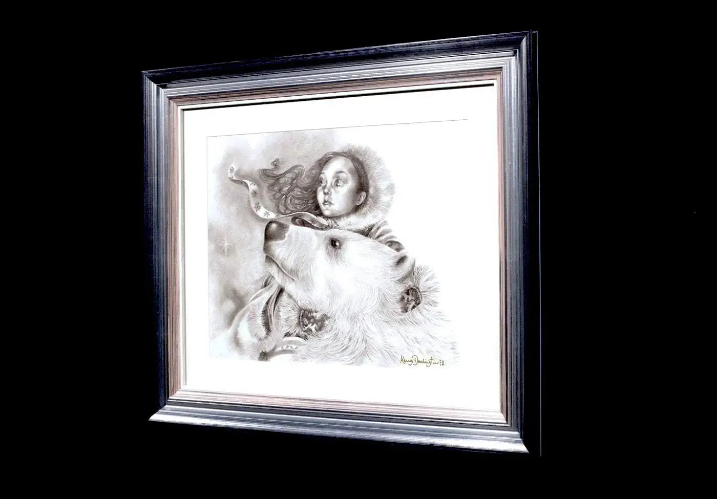 East of the Sun West of the Moon - Original Sketch - SOLD by artist Kerry Darlington - Wyecliffe Galleries