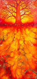 Eastern Glow - ORIGINAL - SOLD by artist Kerry Darlington - Wyecliffe Galleries