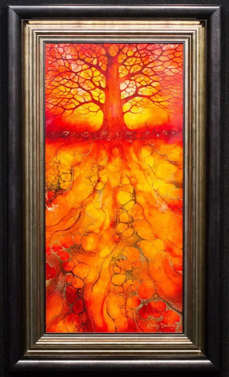 Eastern Glow - ORIGINAL - SOLD by artist Kerry Darlington - Wyecliffe Galleries