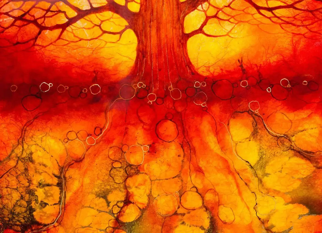 Eastern Glow - ORIGINAL - SOLD by artist Kerry Darlington - Wyecliffe Galleries