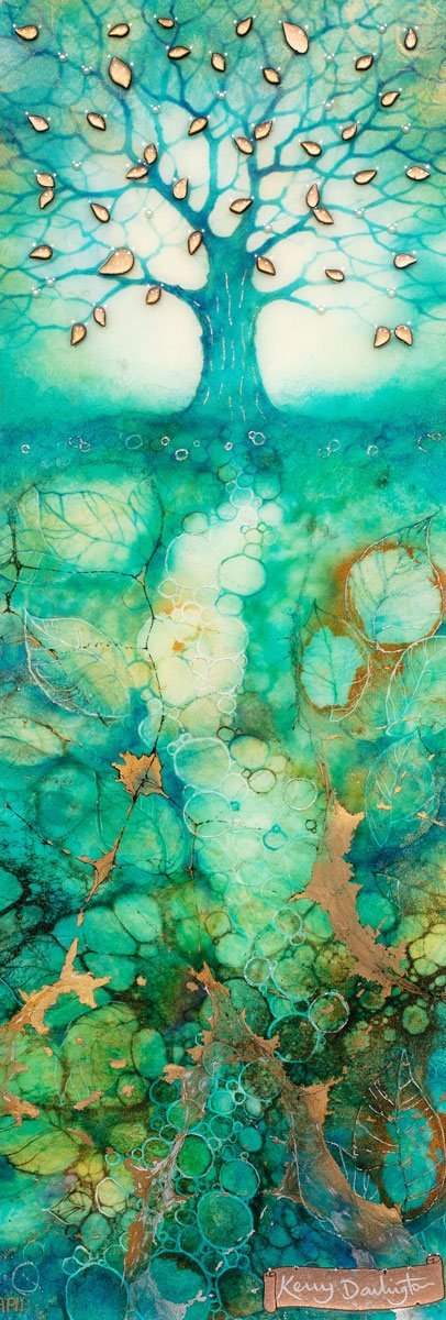 Elderberry Blossom - Unique Edition by artist Kerry Darlington - Wyecliffe Galleries