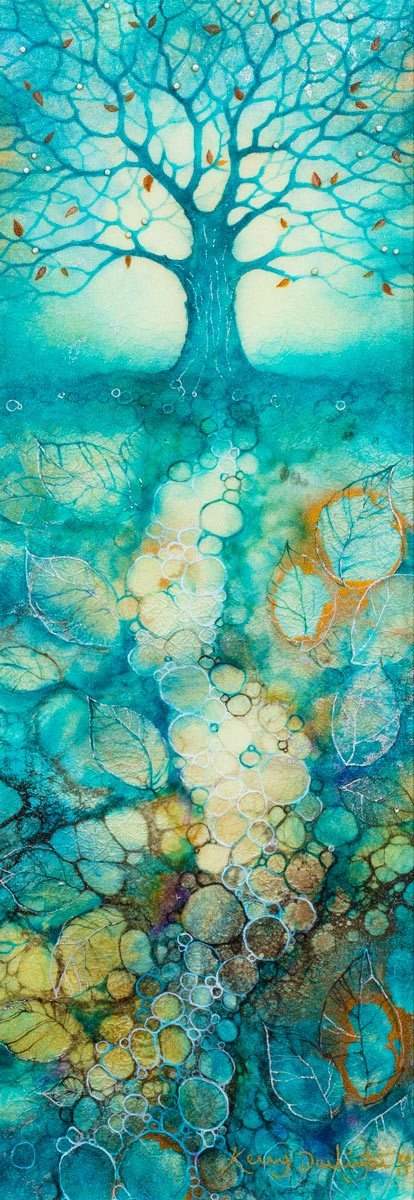 Elderberry Tree - Published Original by artist Kerry Darlington - Wyecliffe Galleries